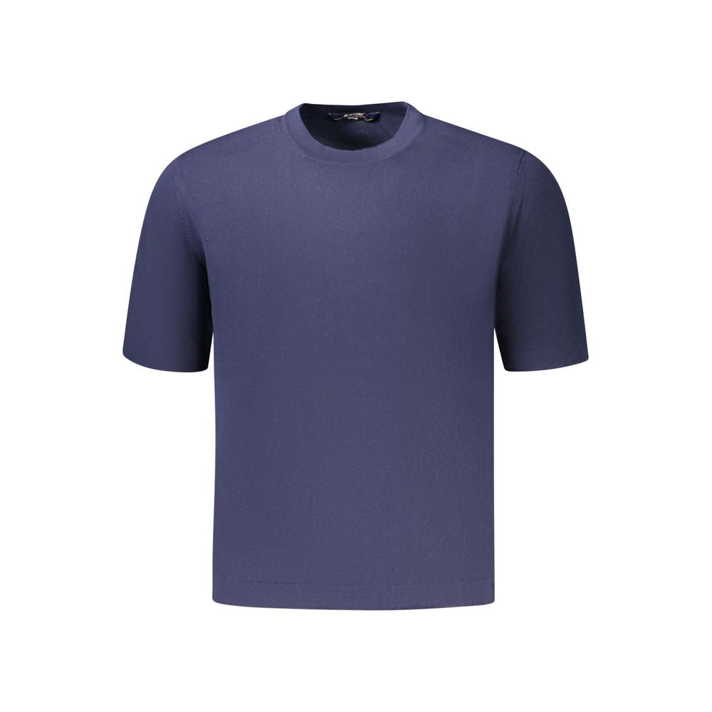 T-shirt logo bleu