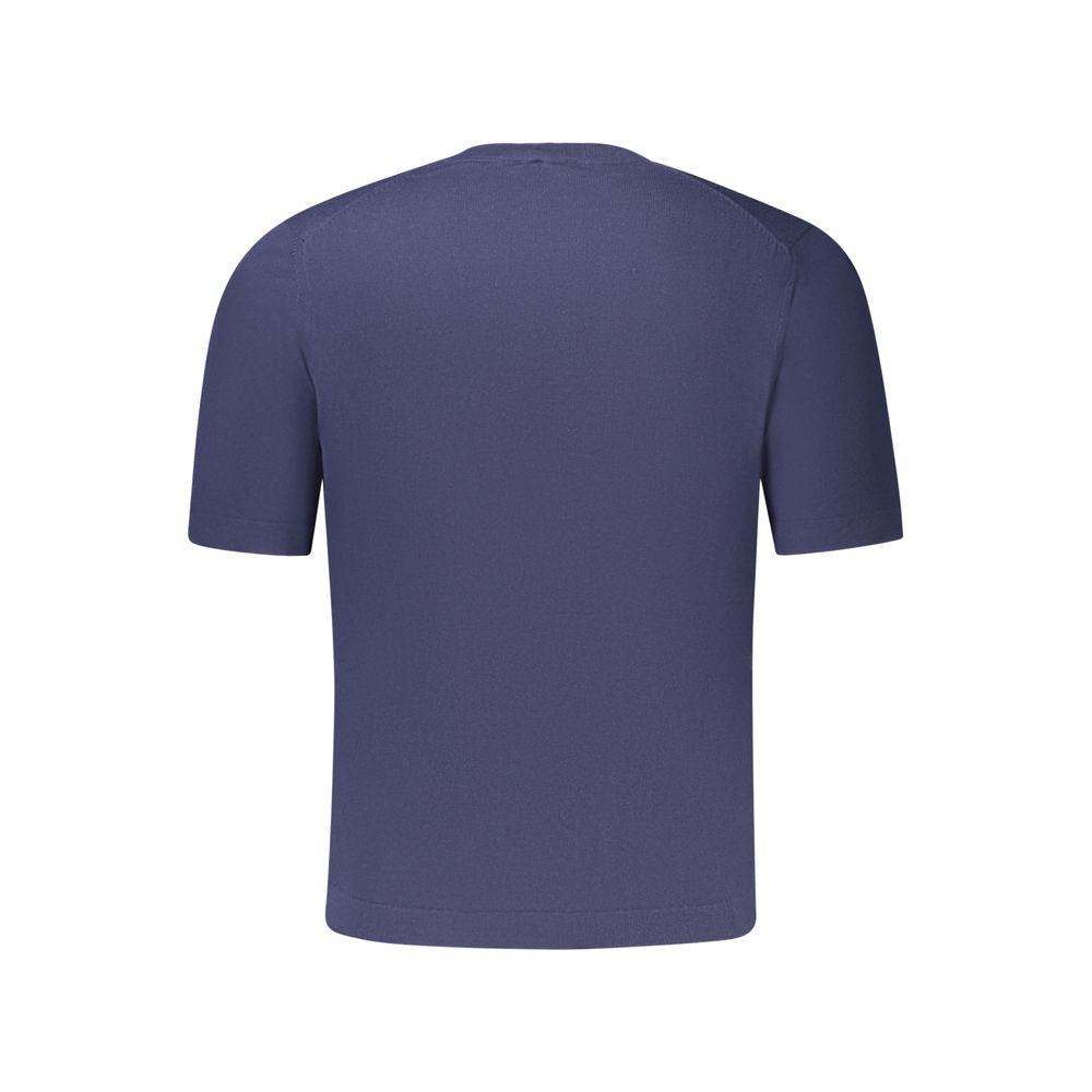 T-shirt logo bleu
