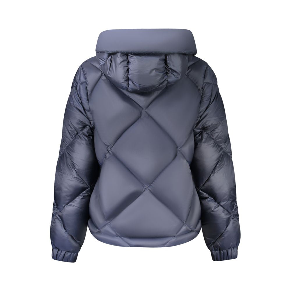 Veste avec capuche bleue