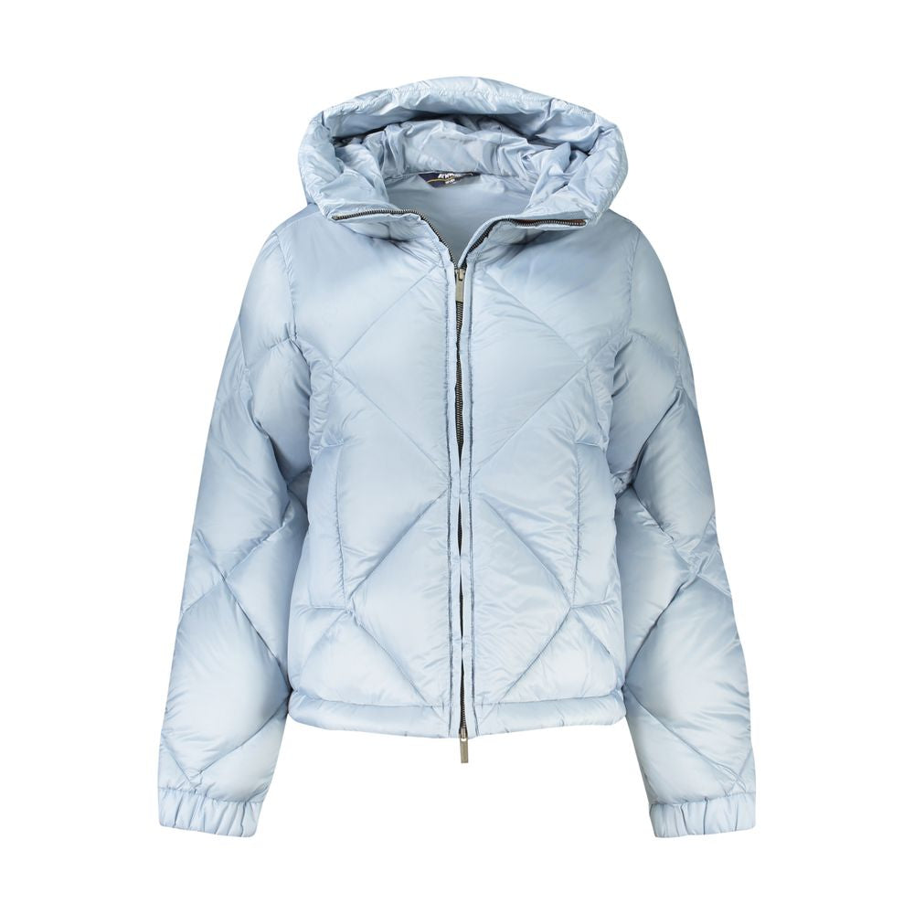 Veste avec capuche bleue