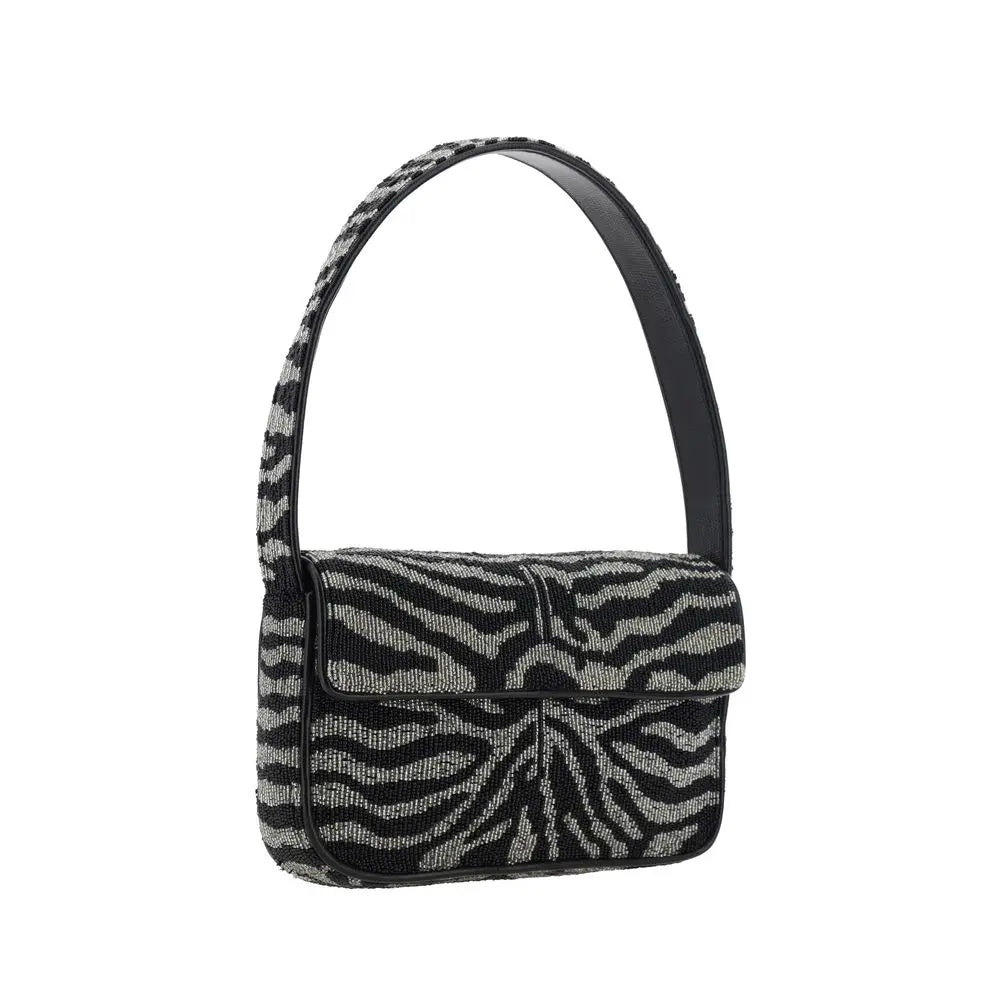Sac à bandoulière Staud Beaded noir Staud