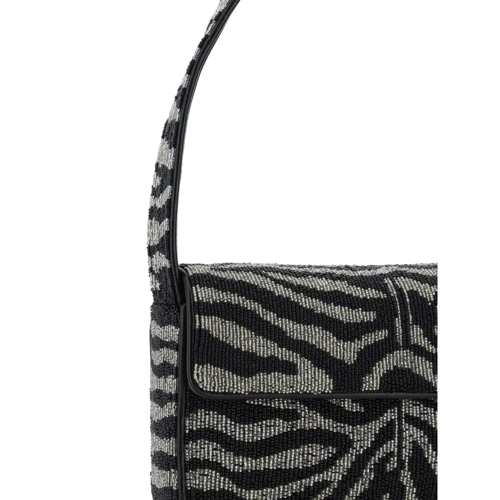 Sac à bandoulière Staud Beaded noir Staud
