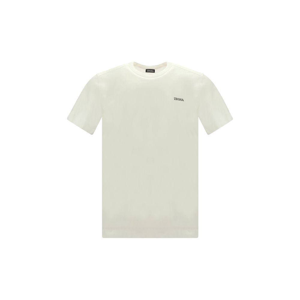 T-shirt Zegna avec monogramme noir
