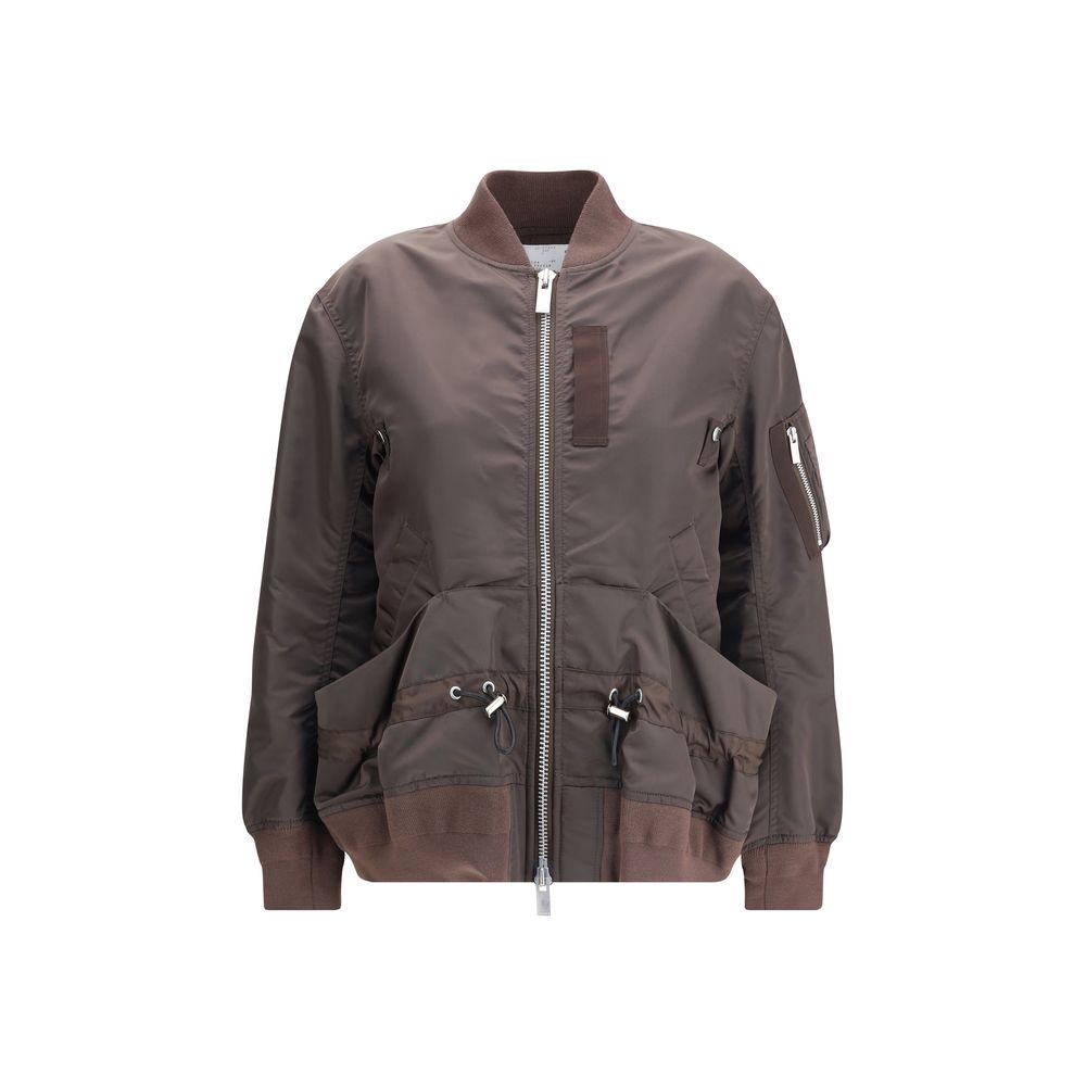 Veste aviateur Sacai noire