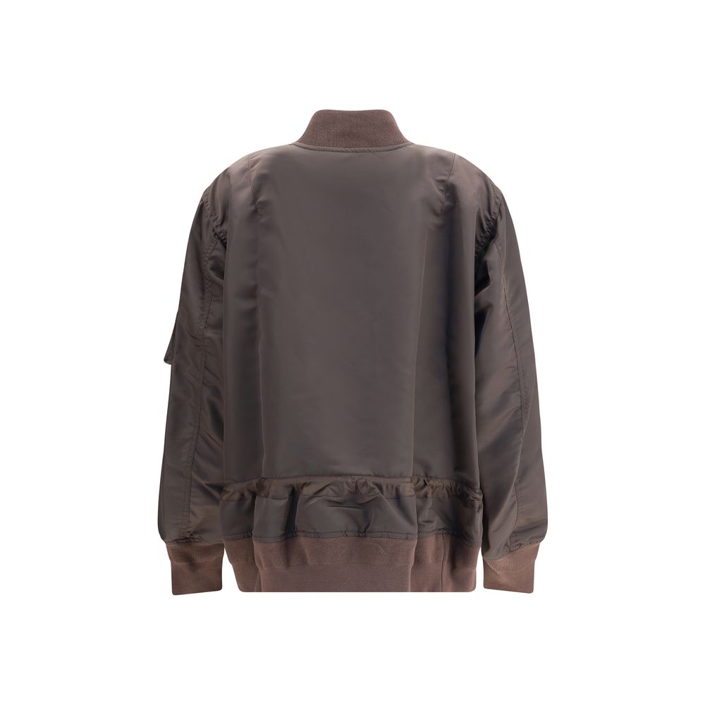 Veste aviateur Sacai noire