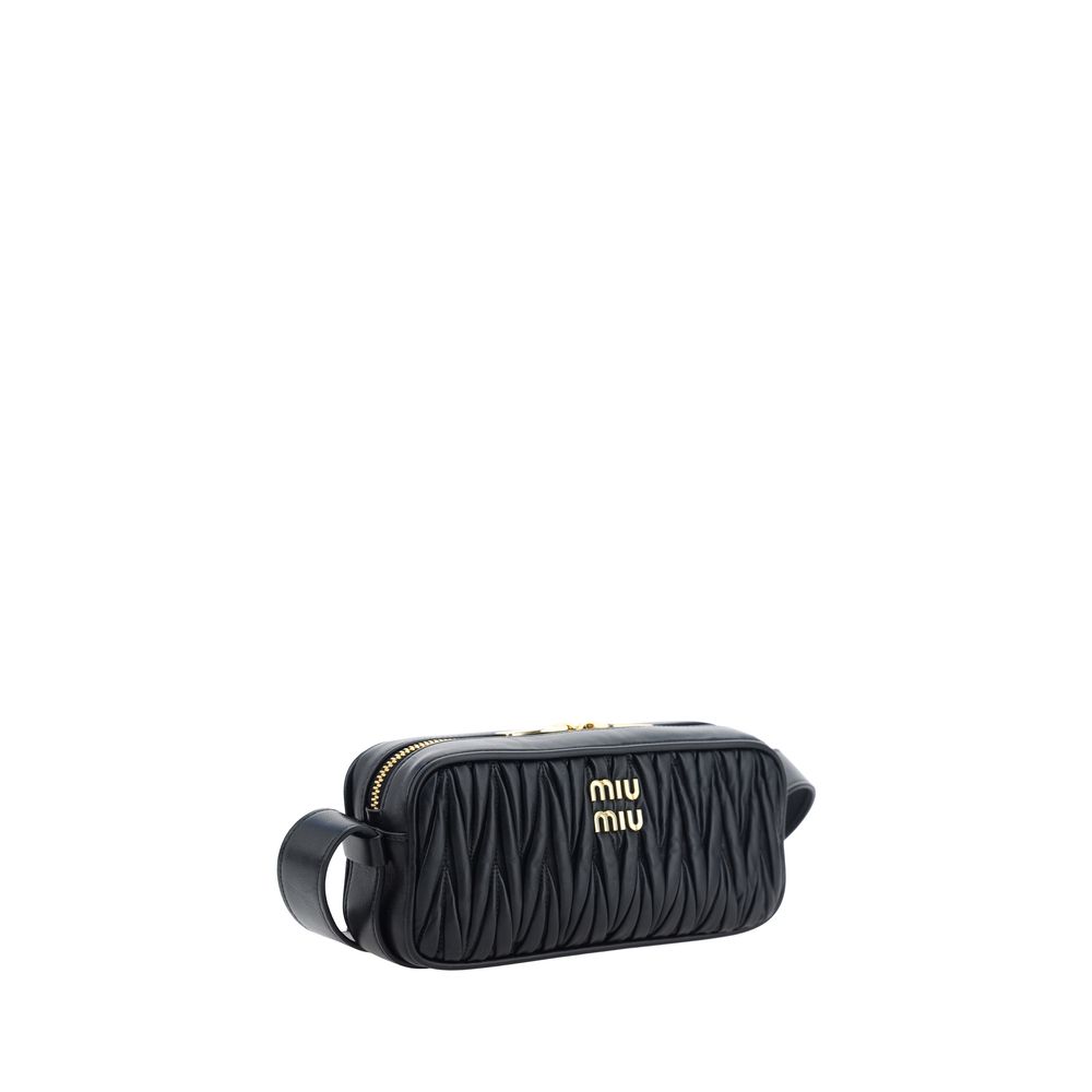 Sac Miu Miu matelassé noir