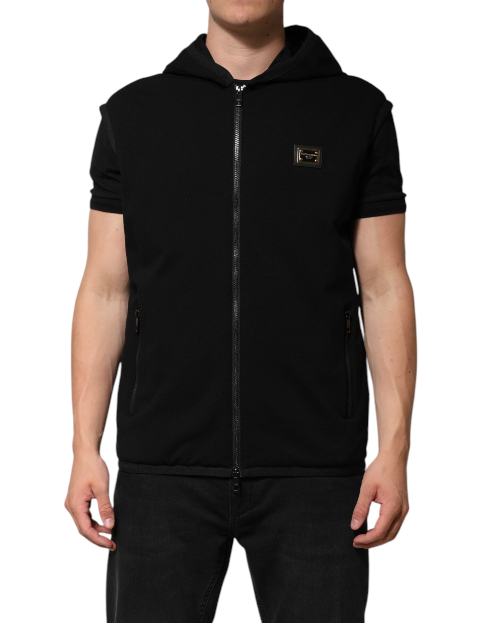Veste sans manches Dolce & Gabbana noire