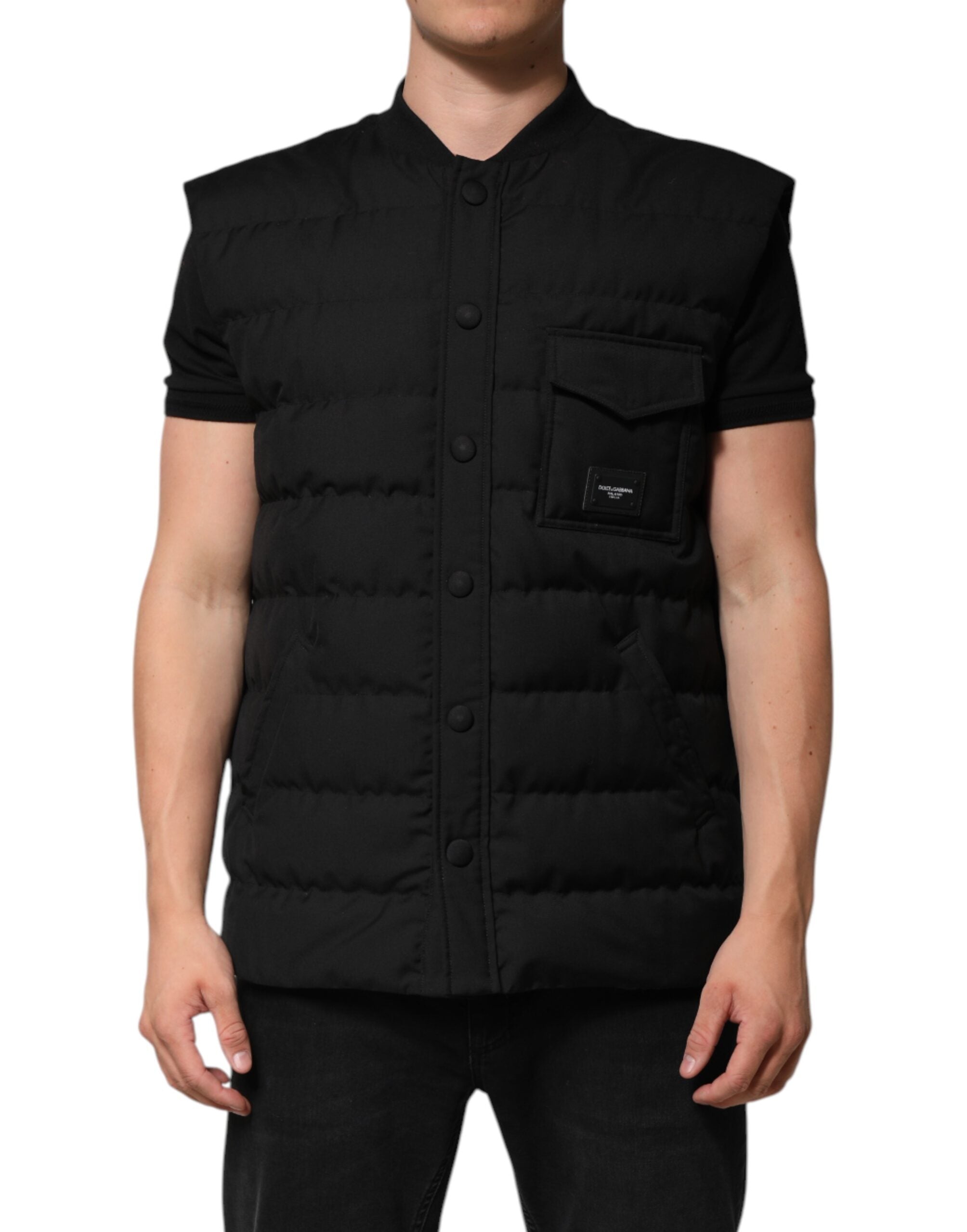 Veste sans manches Dolce & Gabbana noire