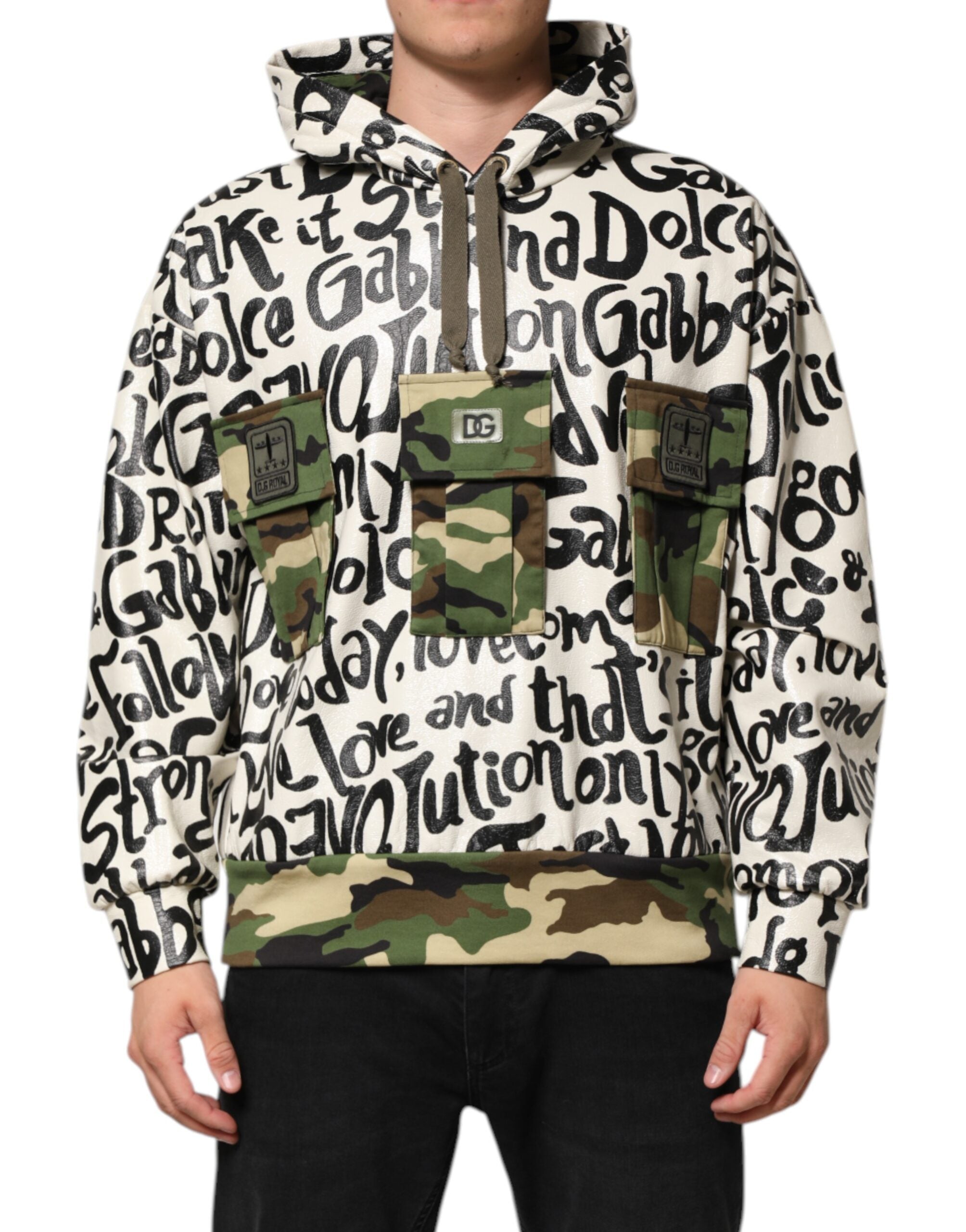 Sweat à capuche Dolce & Gabbana multicolore