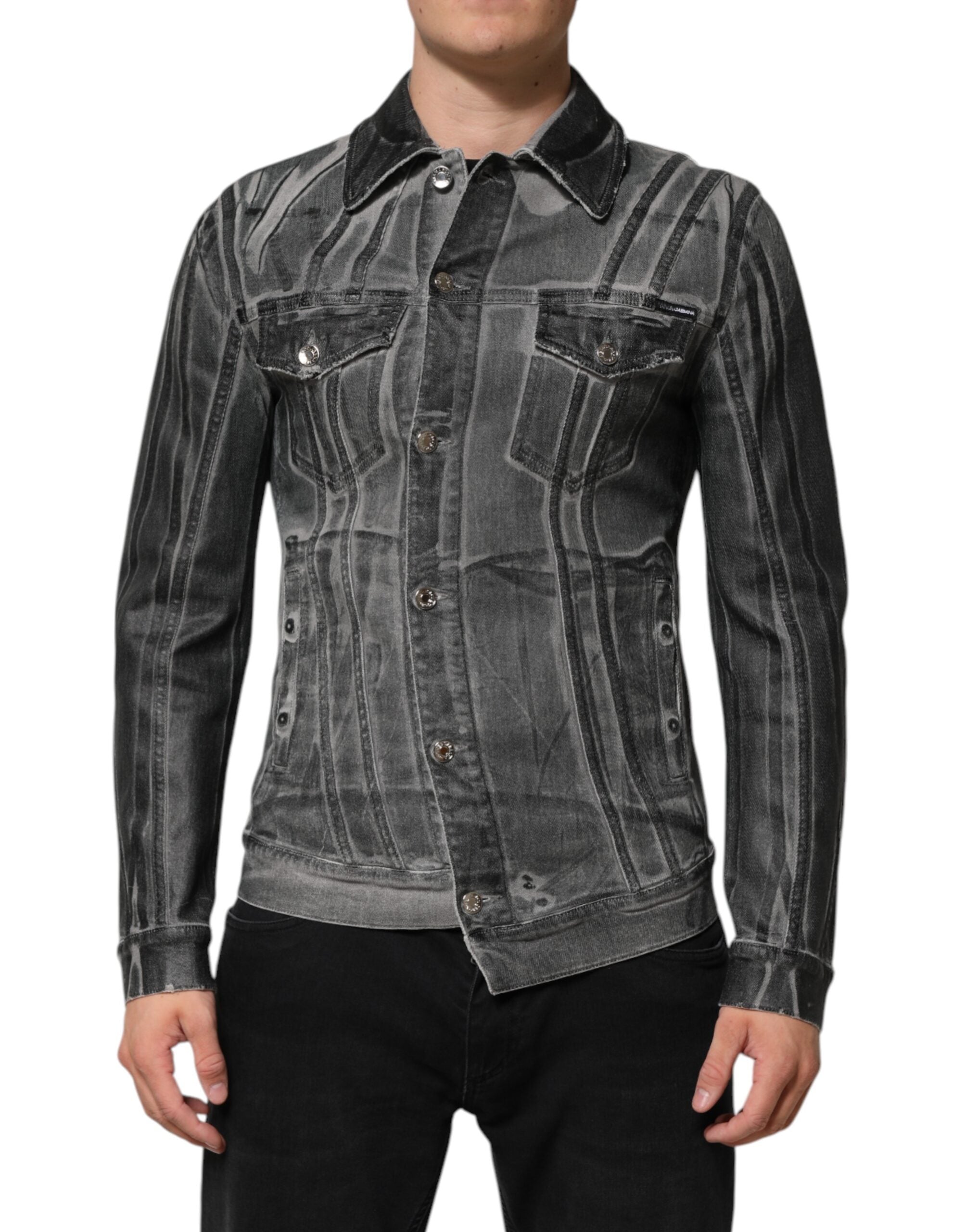 Veste Dolce & Gabbana en jean grise