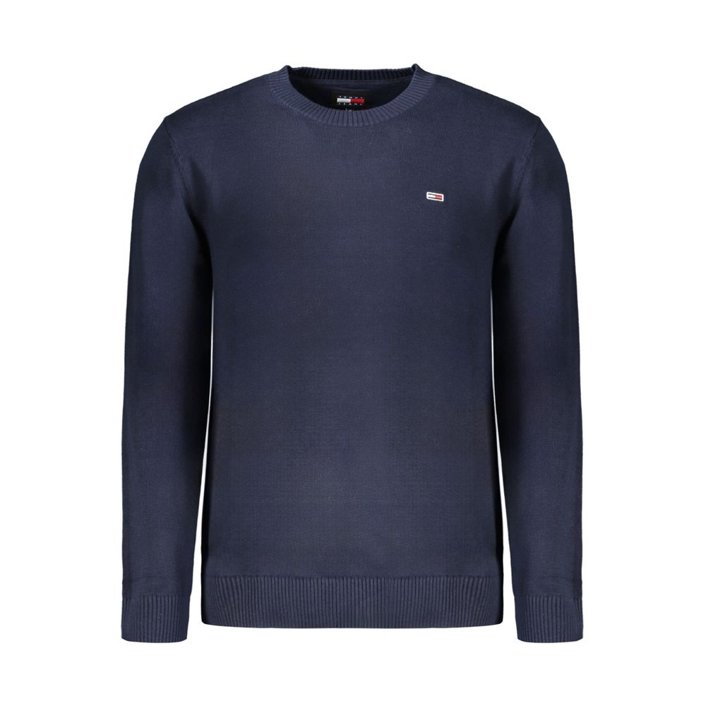 Sweater bleu en coton organique