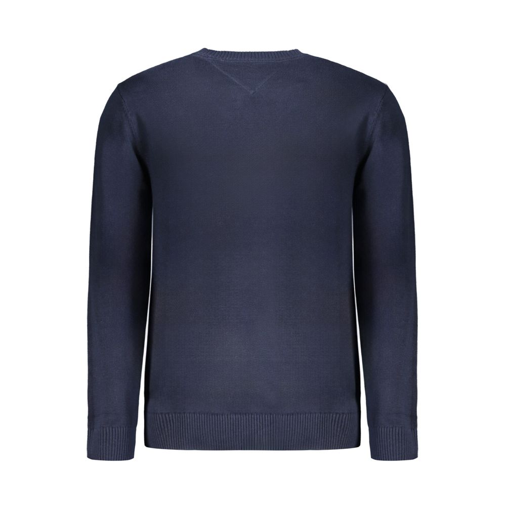Sweater bleu en coton organique