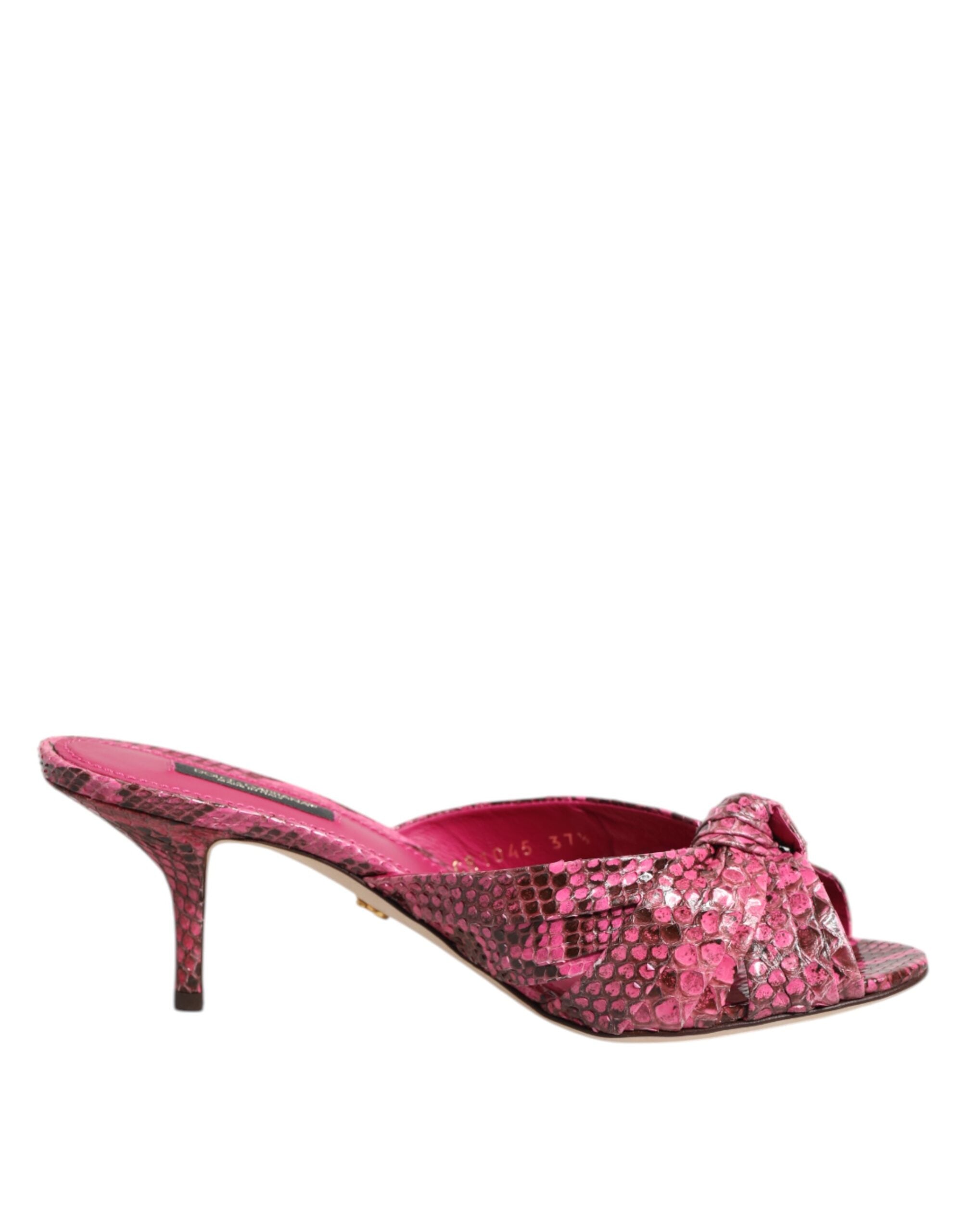 Sandales Dolce & Gabbana en rose