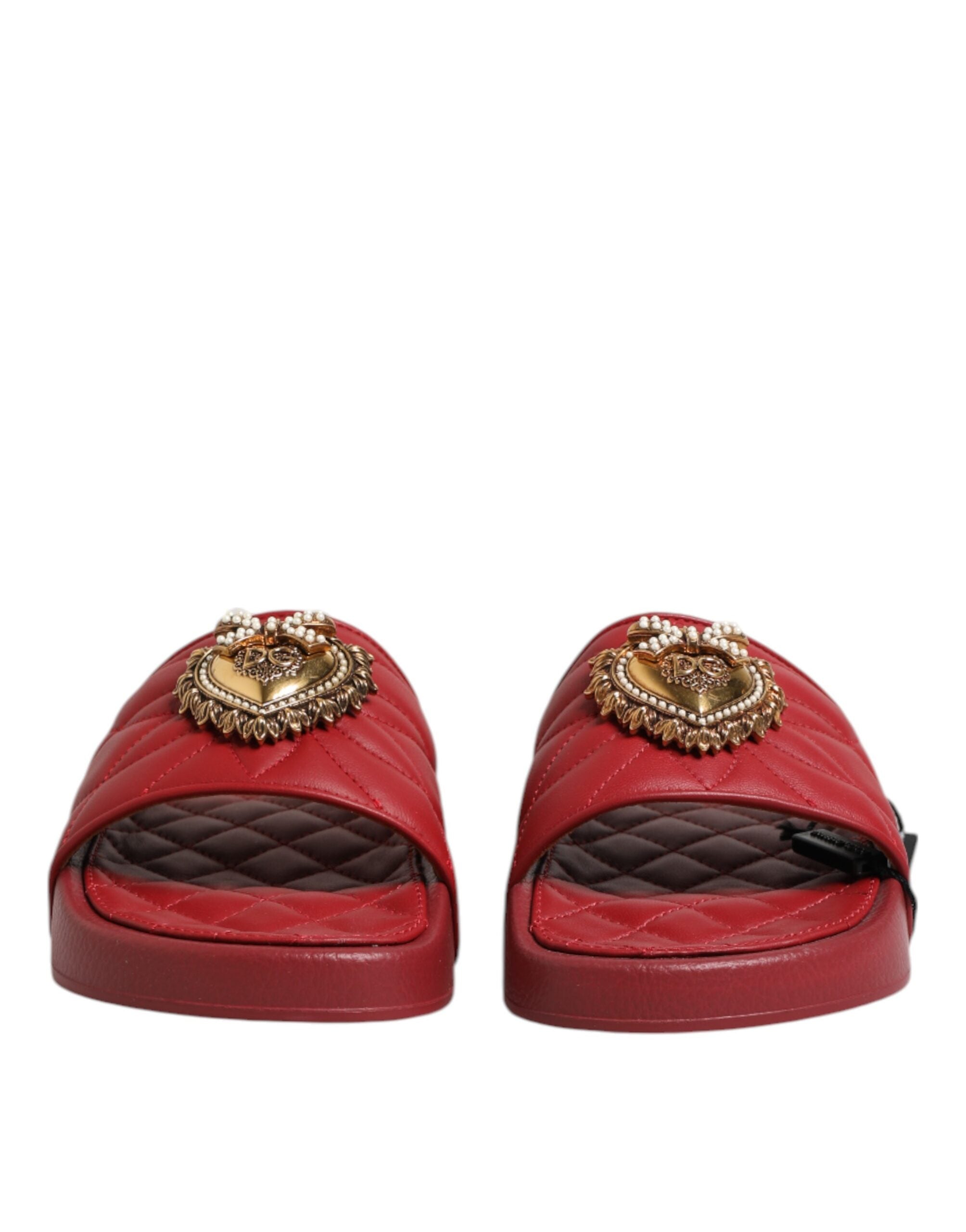 Sandales Dolce & Gabbana Devotion rouges