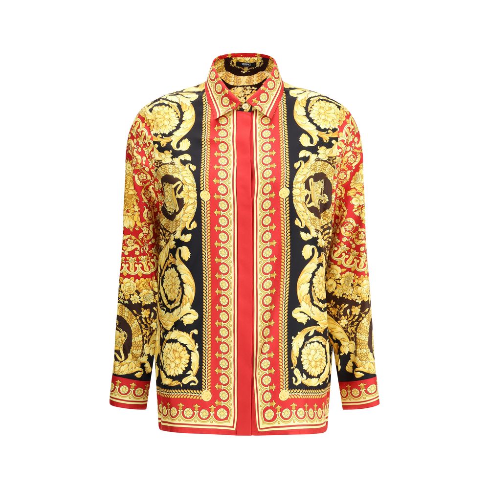 Chemise Versace en pure soie baroque