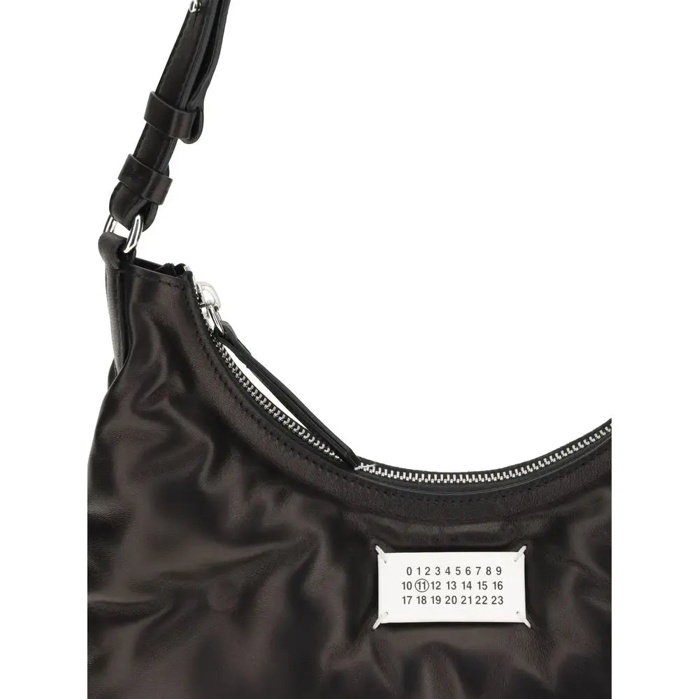 Sac hobo Maison Margiela Glam Slam noir Margiela