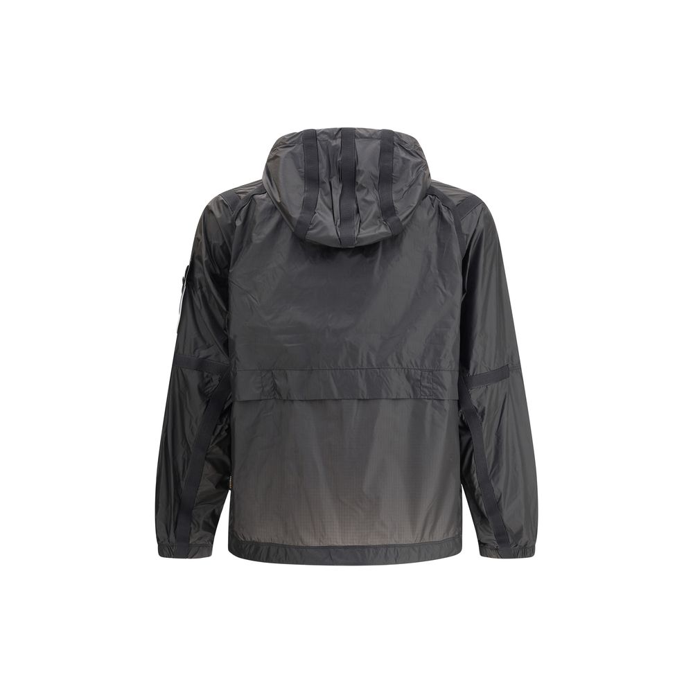 Veste à capuche Stone Island imperméable noire