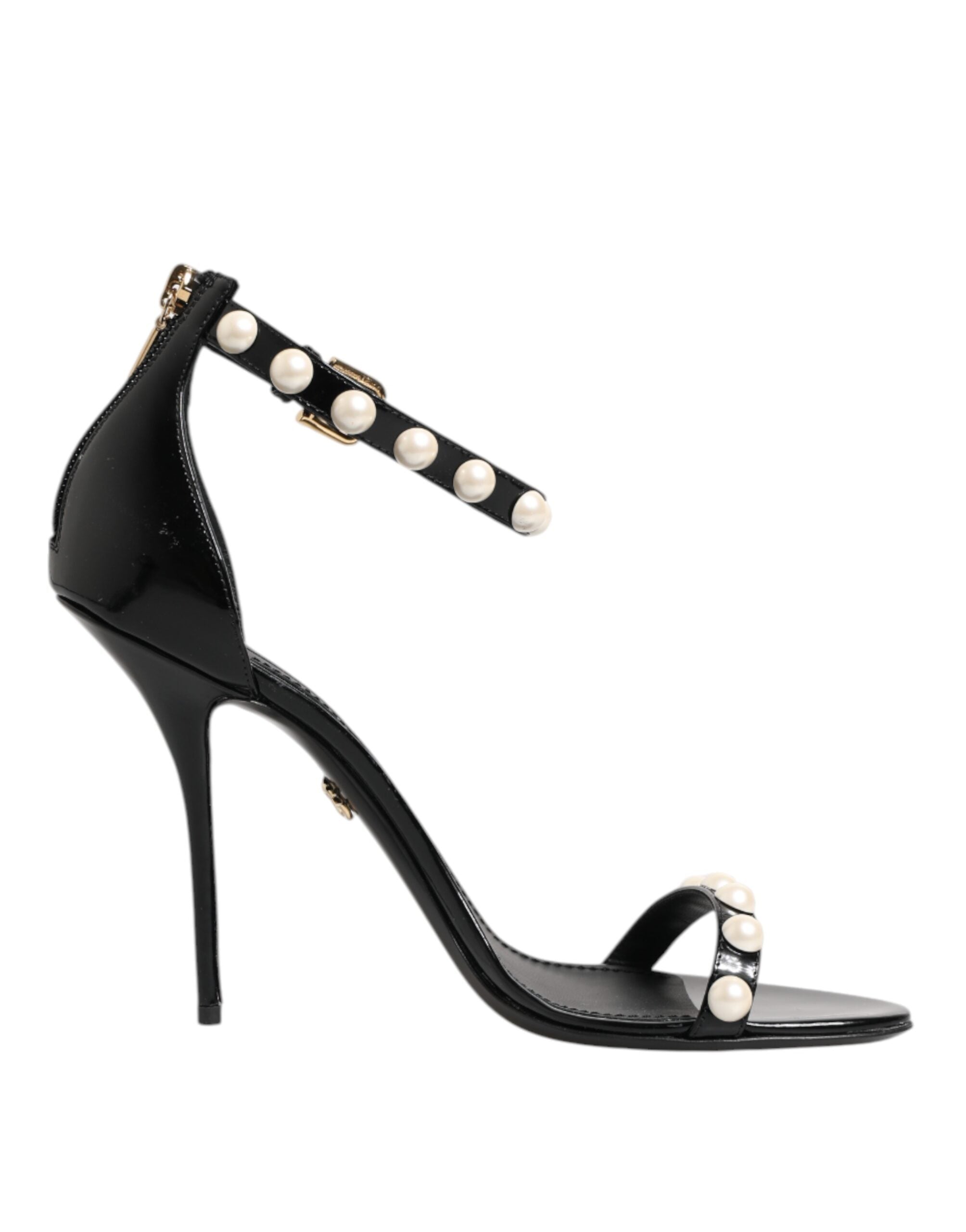 Sandales Dolce & Gabbana à perles noires