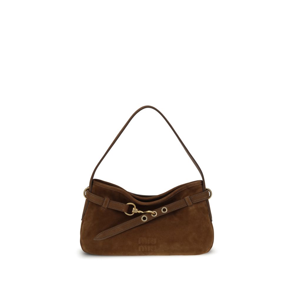 Sac bandoulière Miu Miu Adventure brun