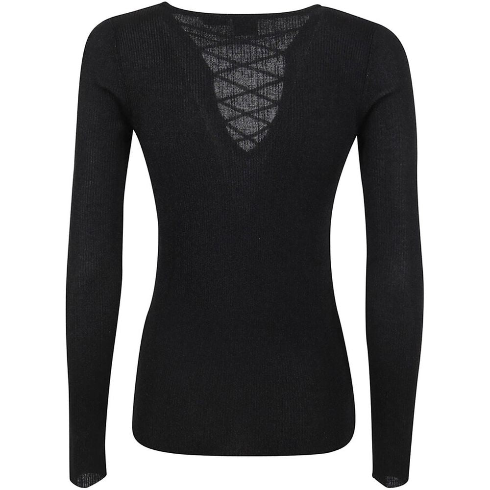 Pull Pinko V-neck noir