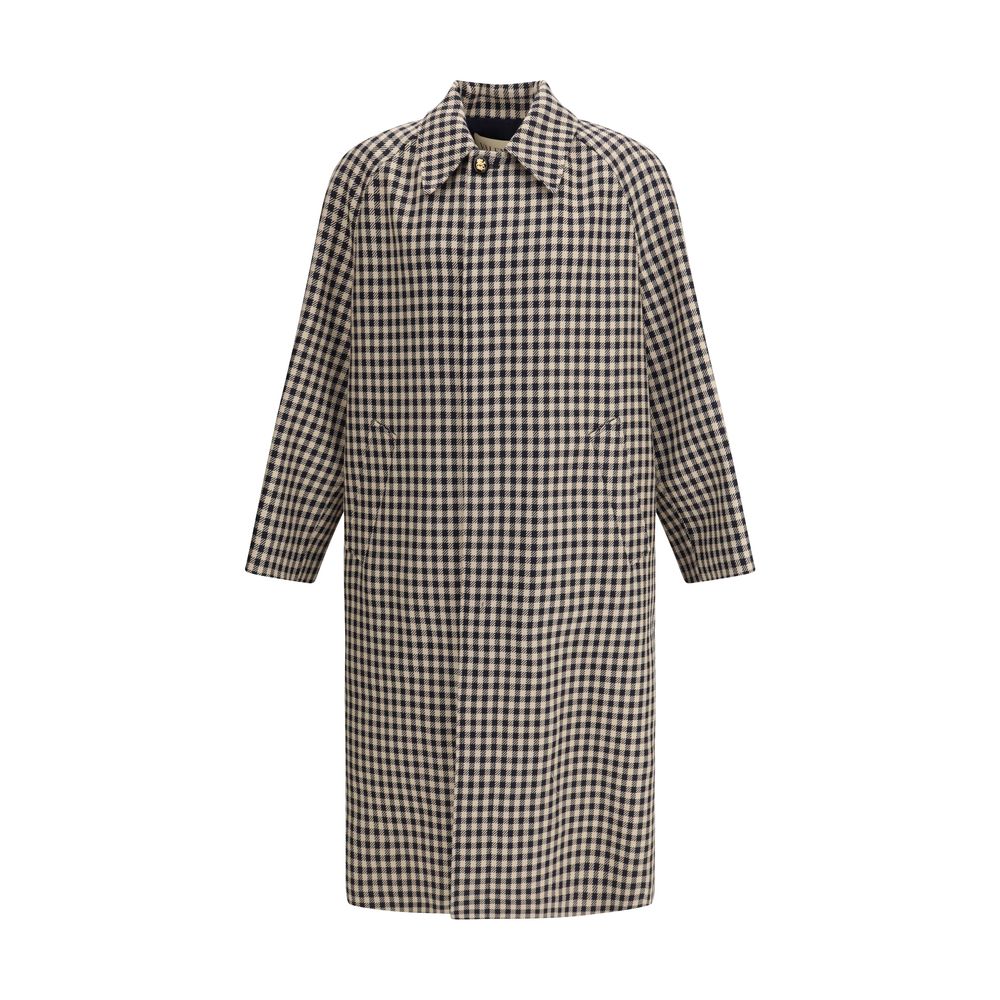 Manteau Valentino Vichy noir