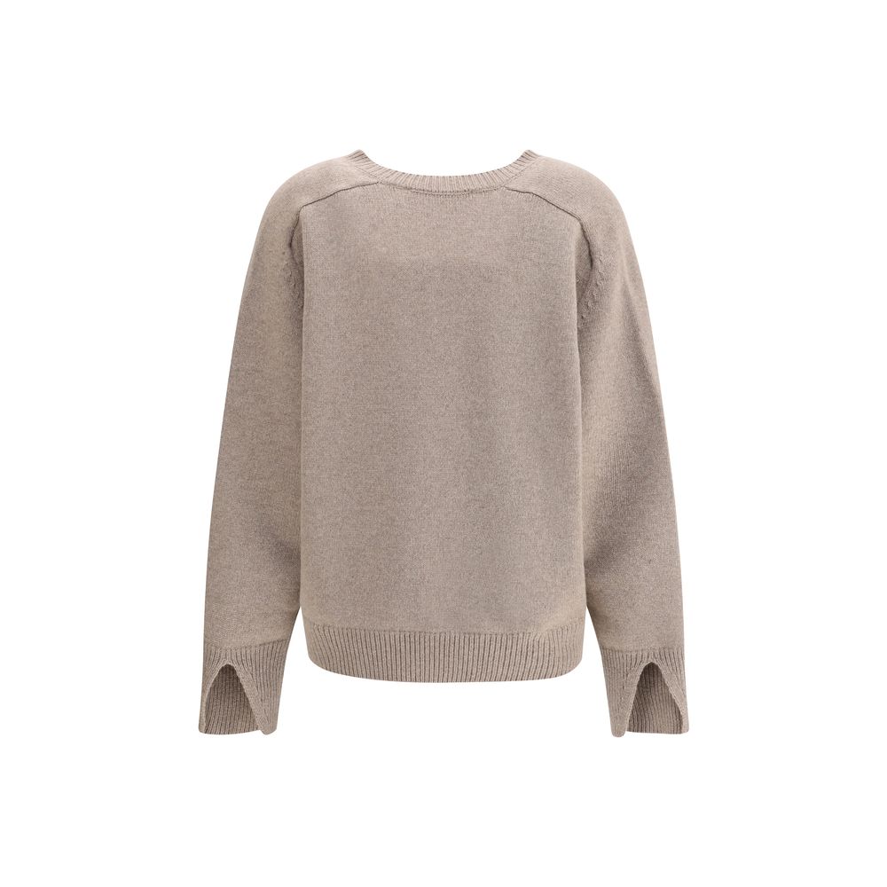Pull Rohe V-neck gris