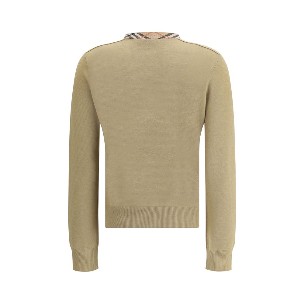 Cardigan Burberry en laine à motifs