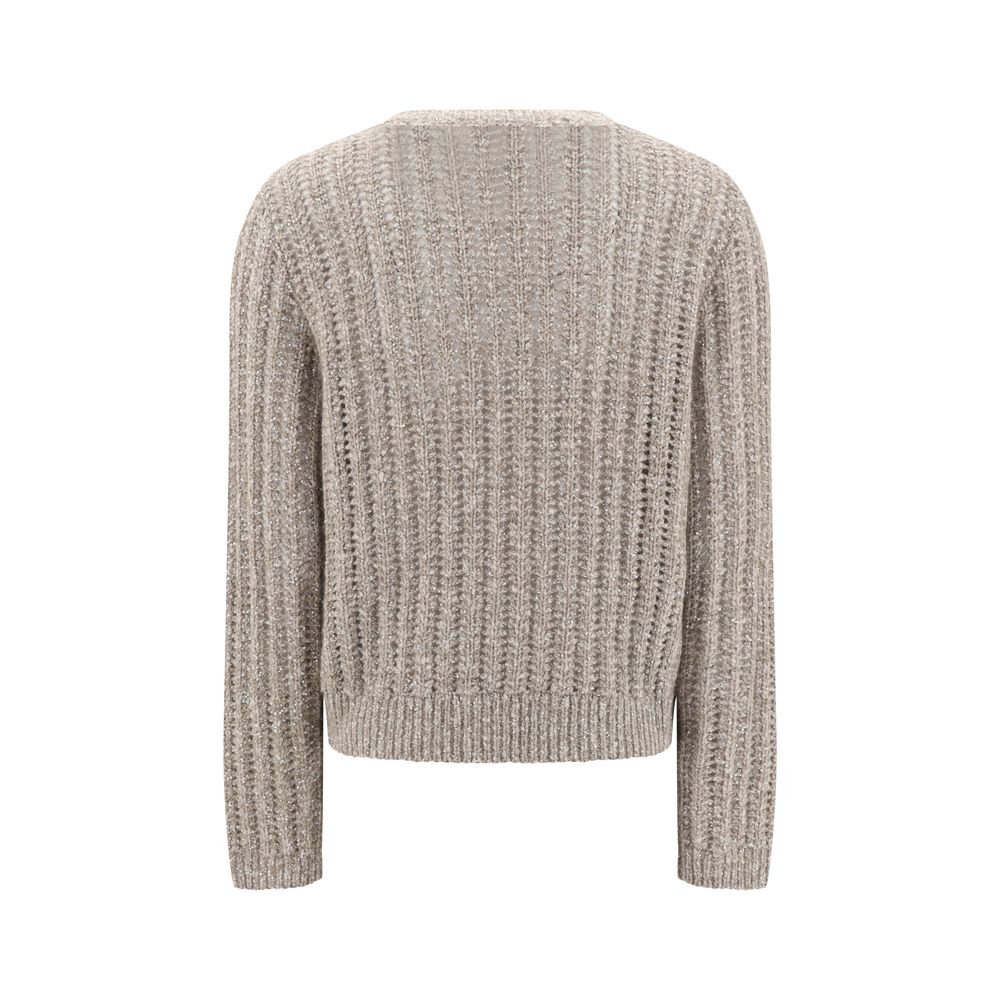 Pull Brunello Cucinelli gris