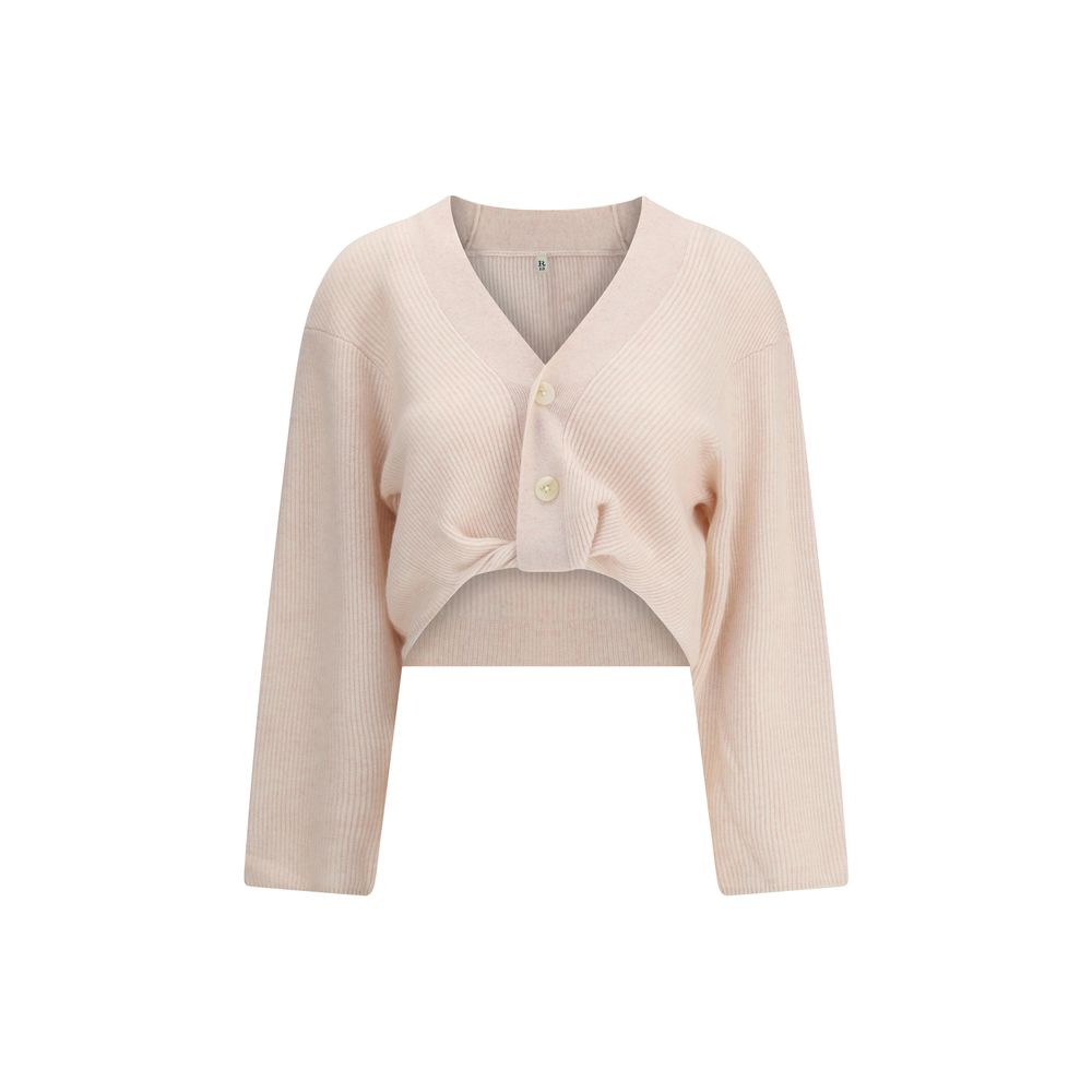Cardigan R13 drapé gris