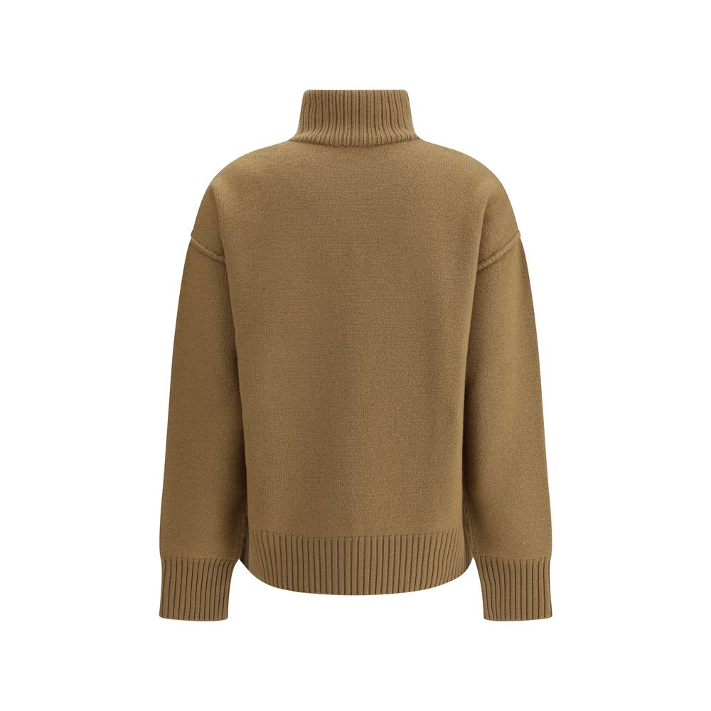 Pull col roulé Ami De Coeur gris