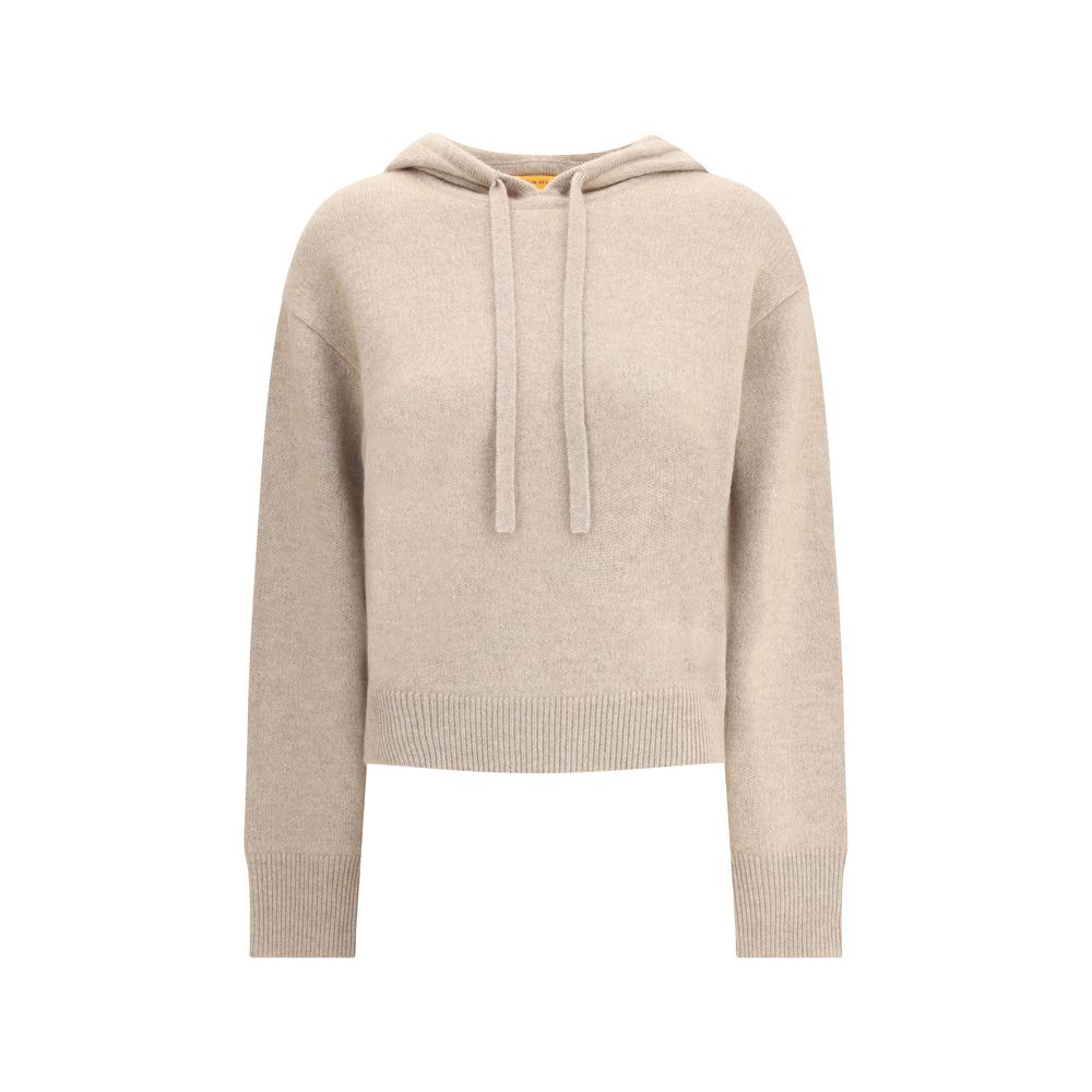 Pull à capuche Guest in Residence beige