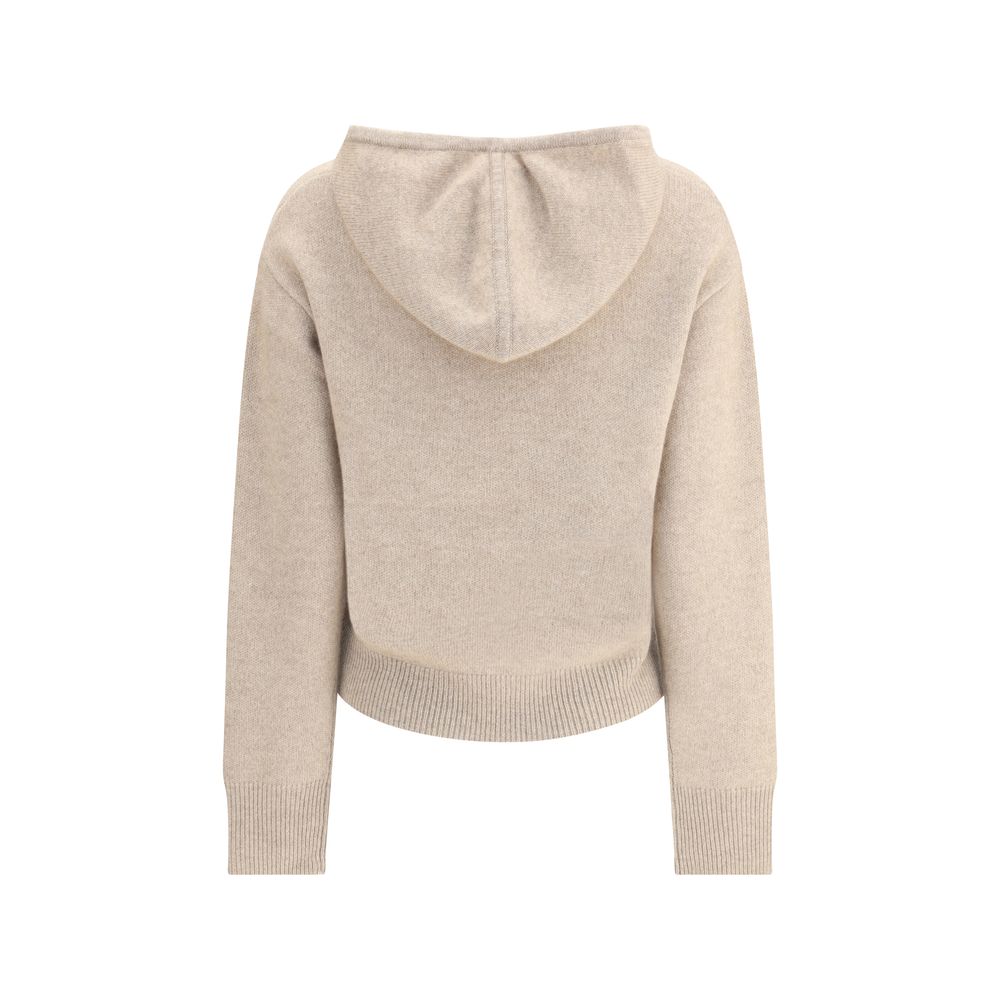 Pull à capuche Guest in Residence beige