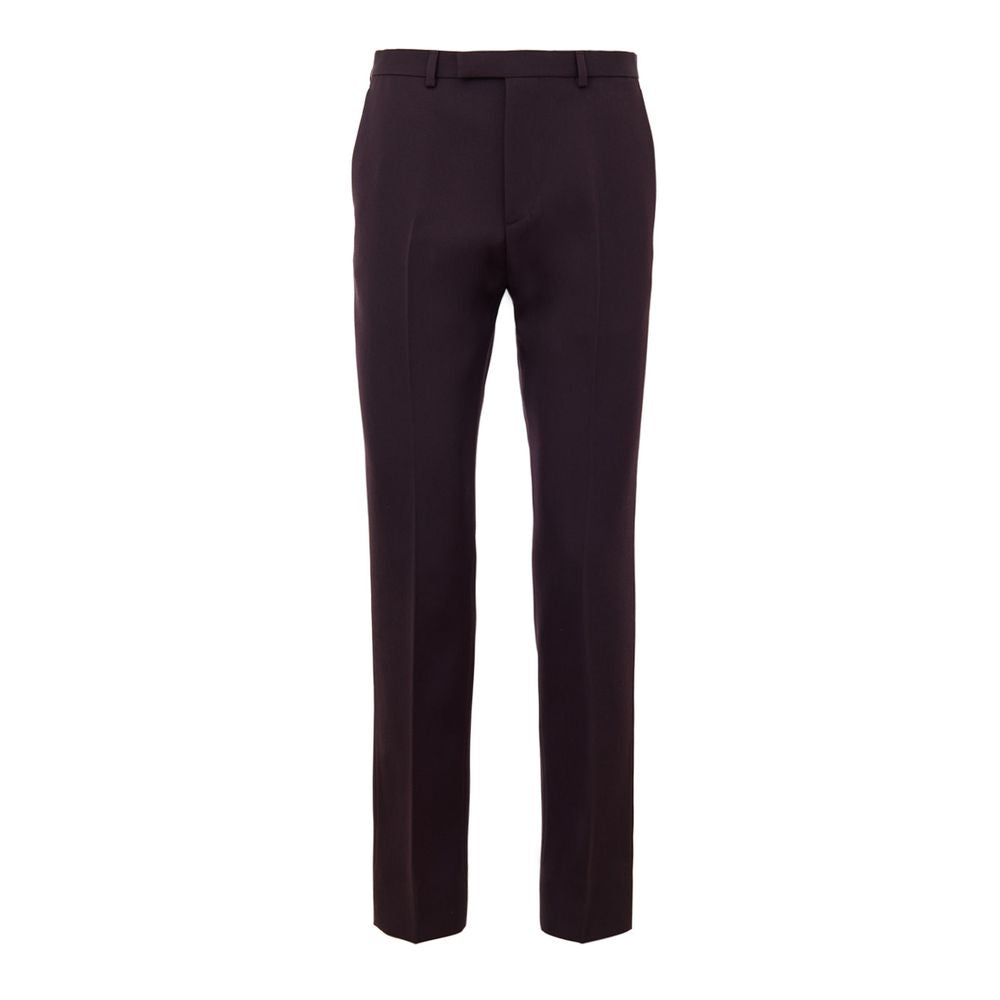 Pantalons Gucci avec logo bordeaux