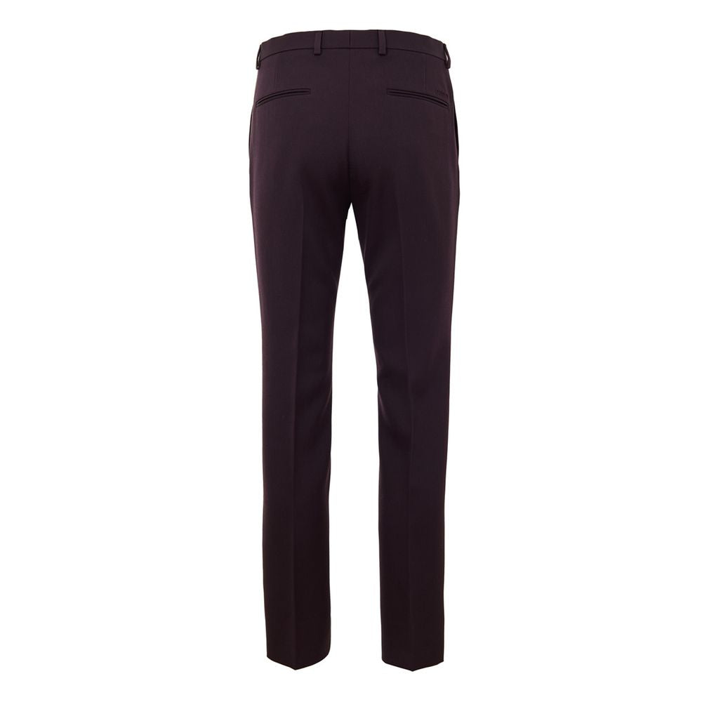 Pantalons Gucci avec logo bordeaux