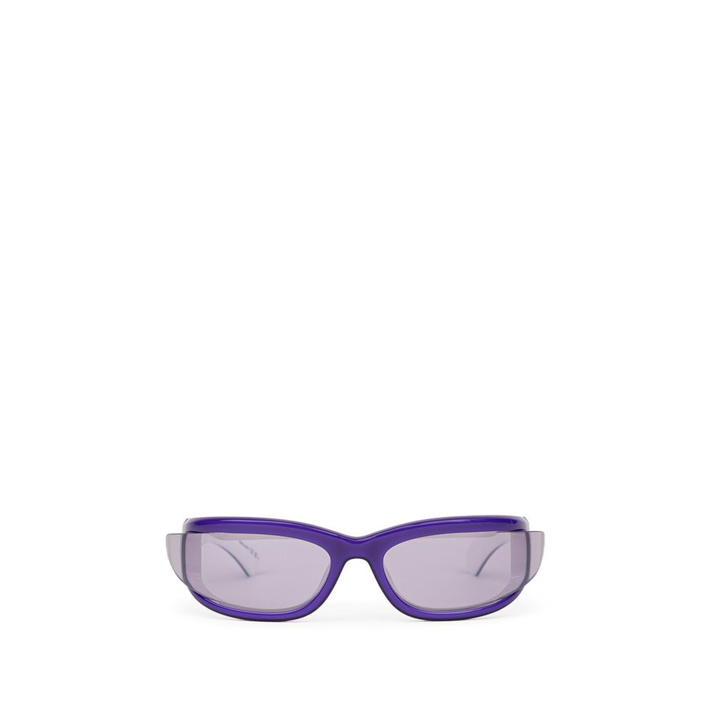 Lunettes de soleil Bottega Veneta violettes et blanches