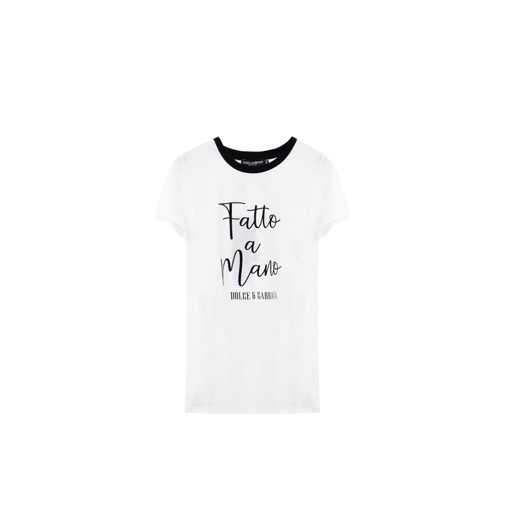 T-shirt Dolce & Gabbana Fatto a Mano blanc