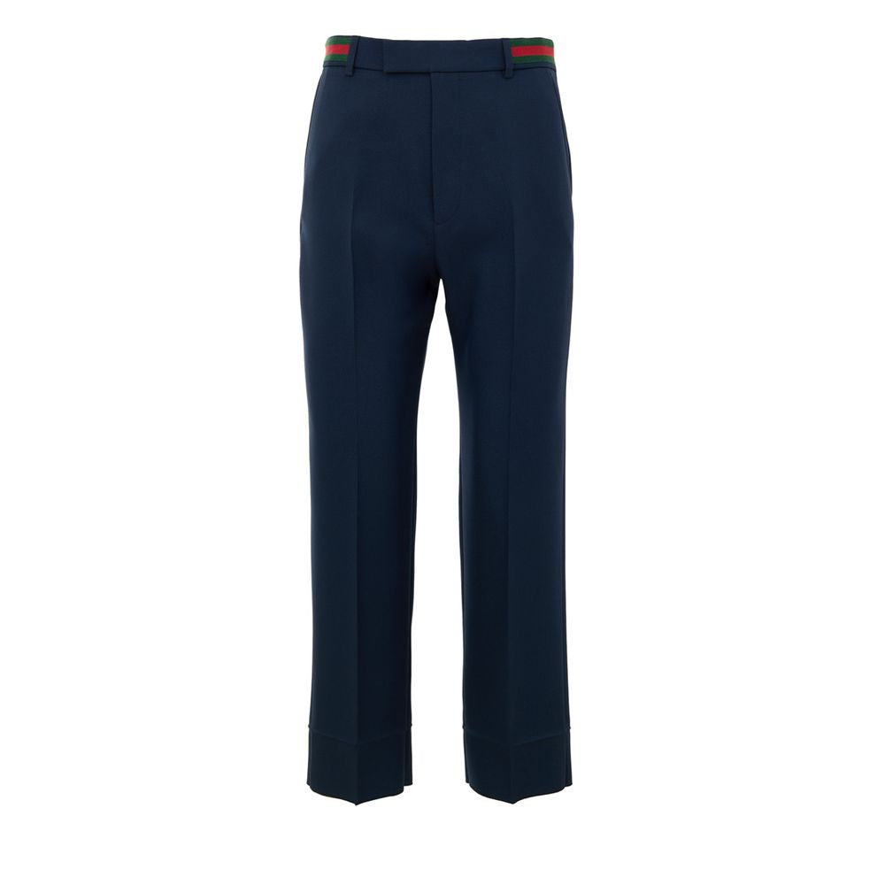 Pantalons Gucci avec détail bleu