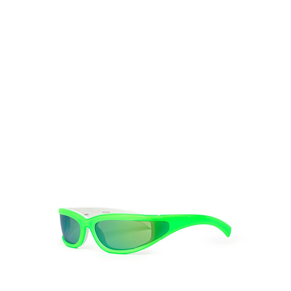 Lunettes Bottega Veneta vertes acides
