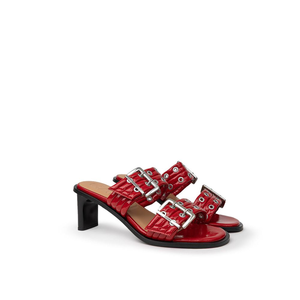 Sandales Ganni Two-Band rouges
