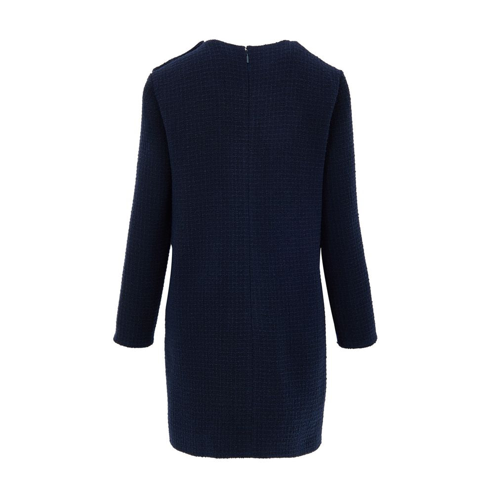 Robe Gucci avec boutons dorés bleue