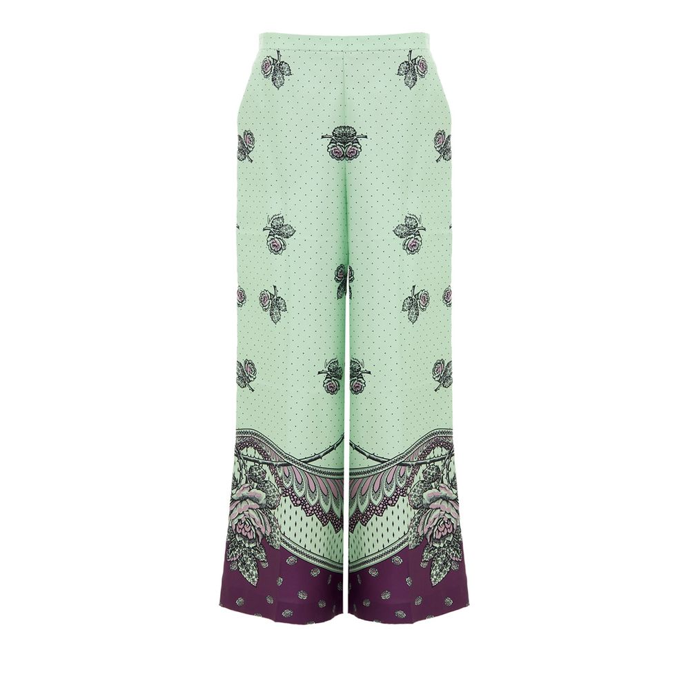 Pantalon Gucci Palazzo vert aqua
