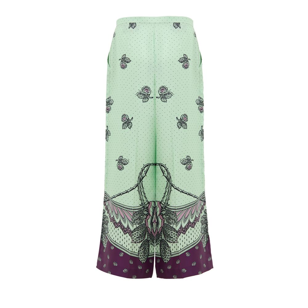Pantalon Gucci Palazzo vert aqua