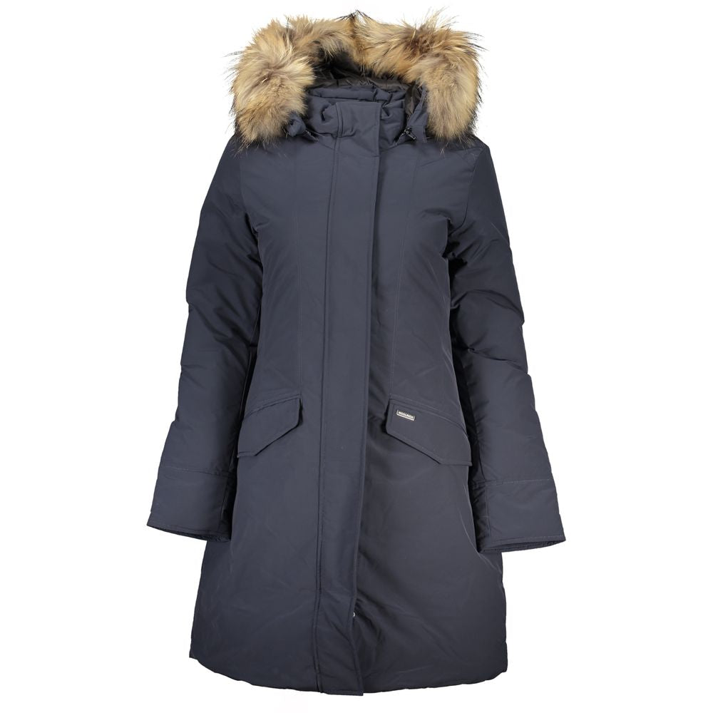 Veste Balmain avec capuche bleue