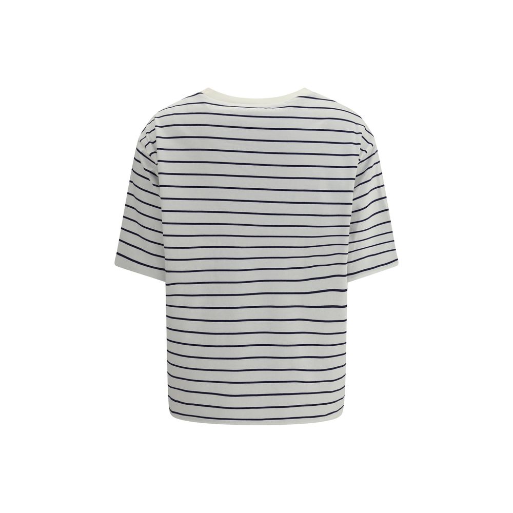 T-shirt Miu Miu à rayures multicolore