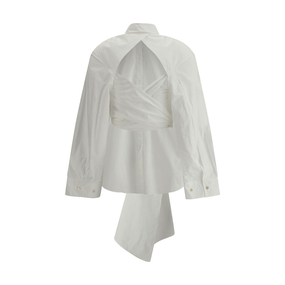 Chemisier Forte_Forte Knotted blanc