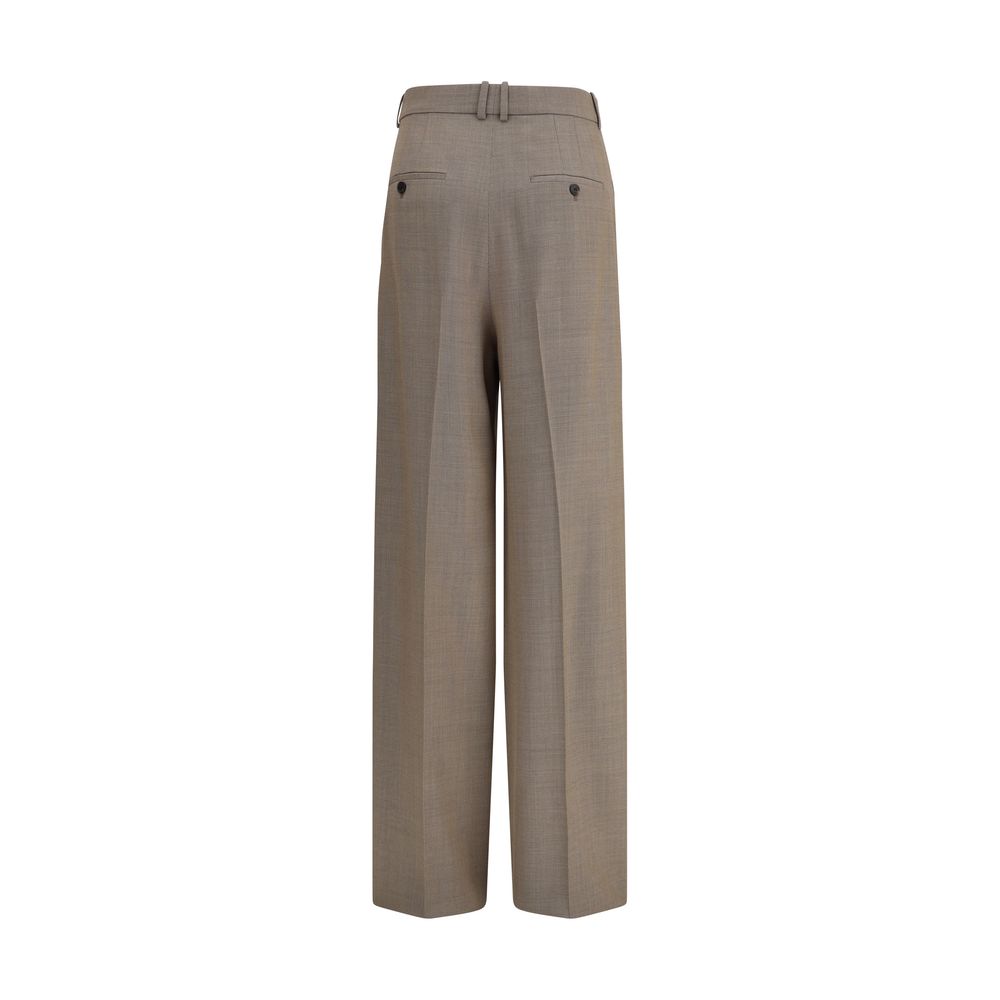 Pantalon large Saint Laurent beige