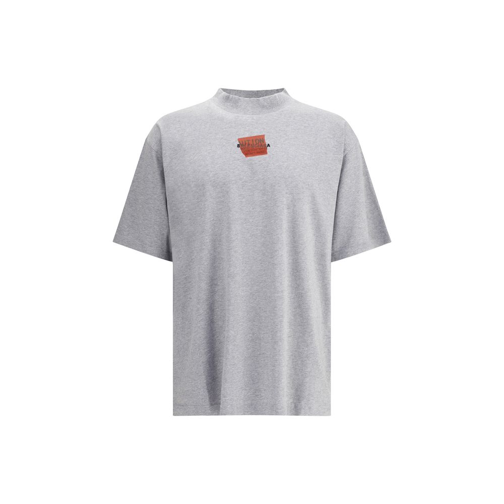 T-Shirt Balenciaga motif noir
