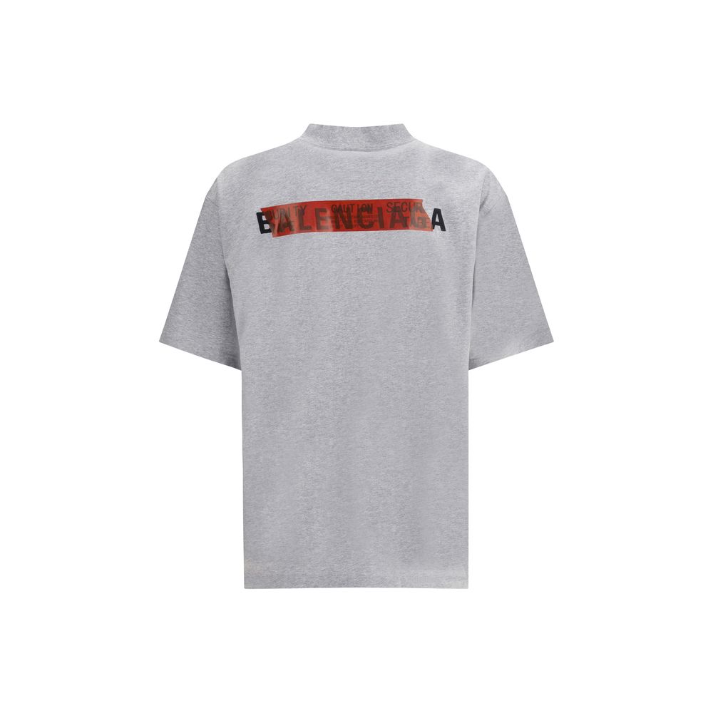 T-Shirt Balenciaga motif noir