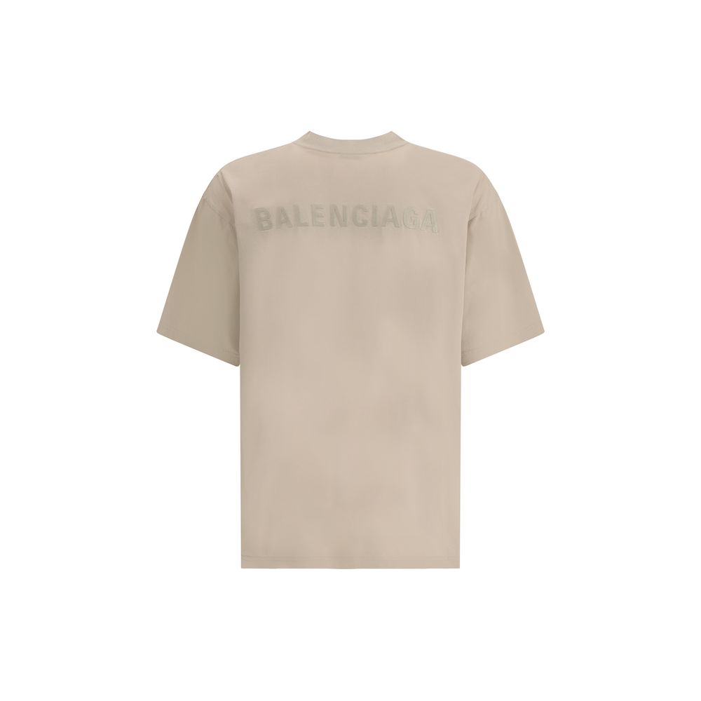 T-shirt Balenciaga Logo noir