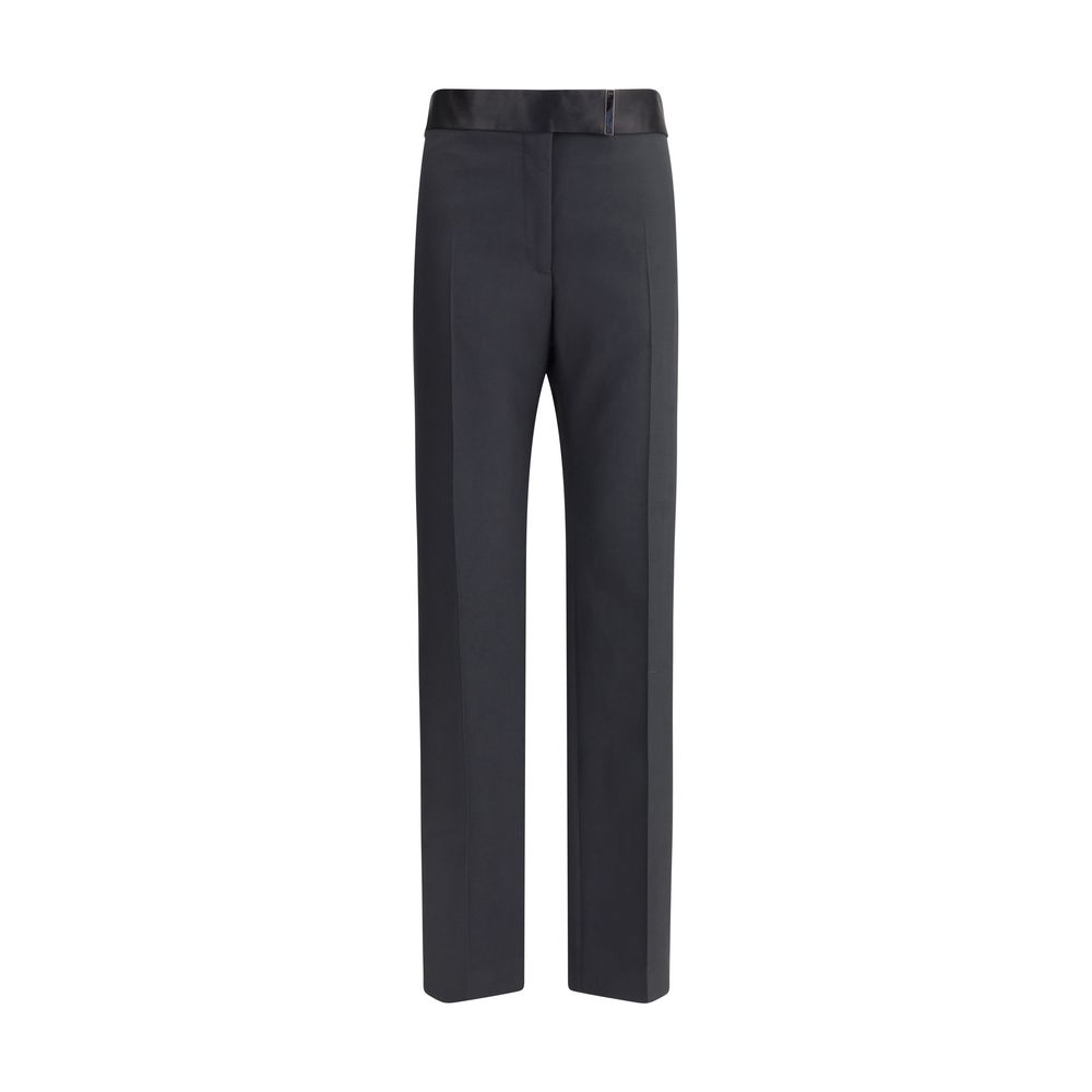Pantalon Tom Ford à bandes contrastantes noir